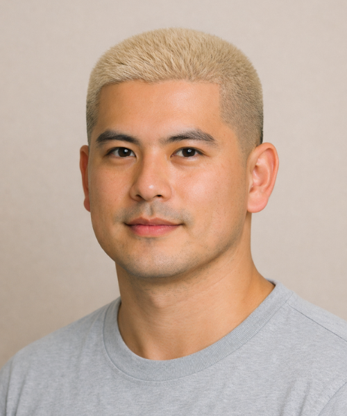 Blonde or Dyed Buzz Cut