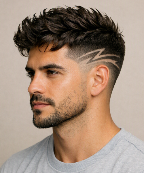 Burst Fade with Design