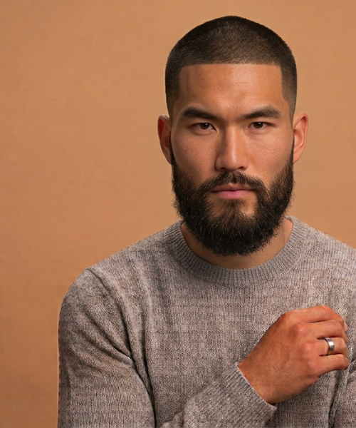 Buzz Cut with Beard