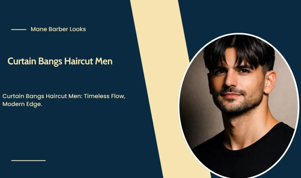 Curtain Bangs Haircut Men