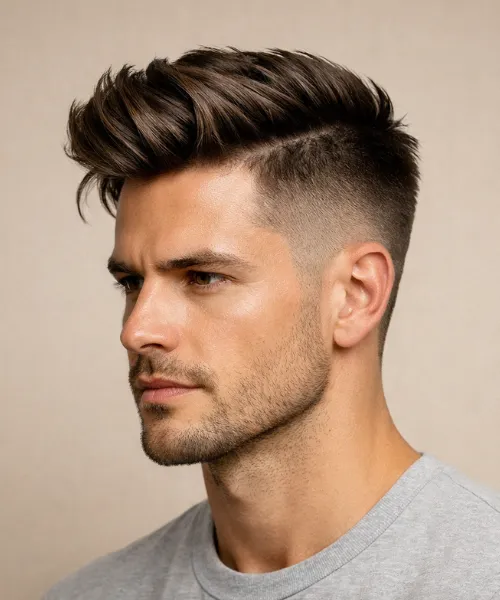 Disconnected Undercut with Long Top