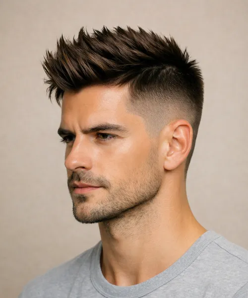 Faux Hawk Fade