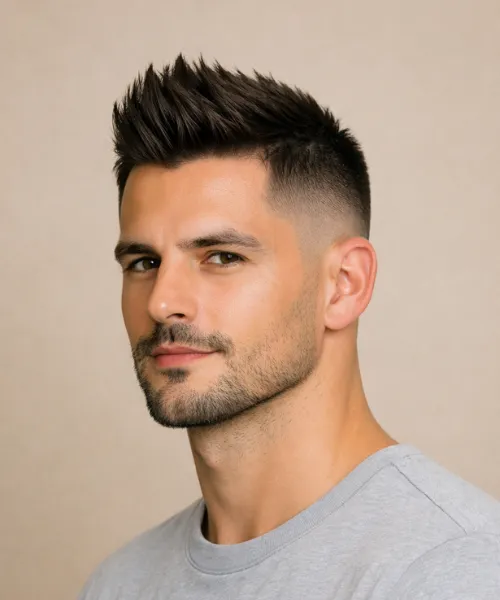 Faux Hawk with Low Fade