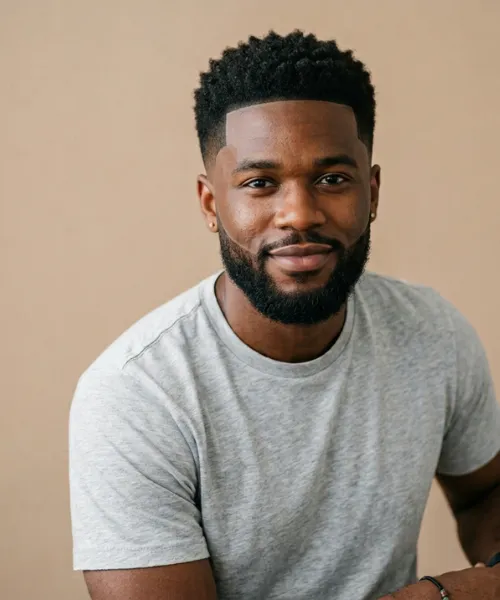 Low Fade with Beard