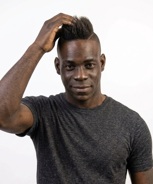 Mario Balotelli – Mohawk Fade