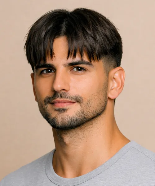 Medium-Length Curtain Bangs
