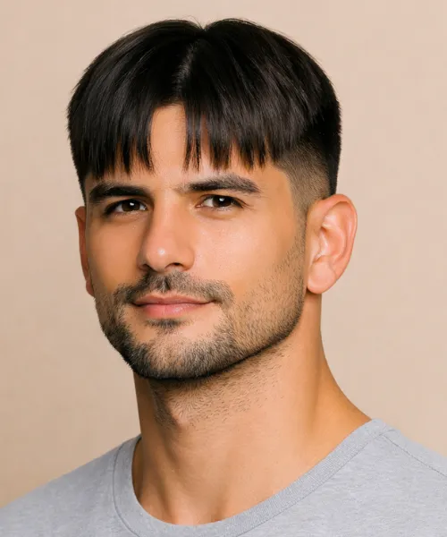 Short Curtain Bangs