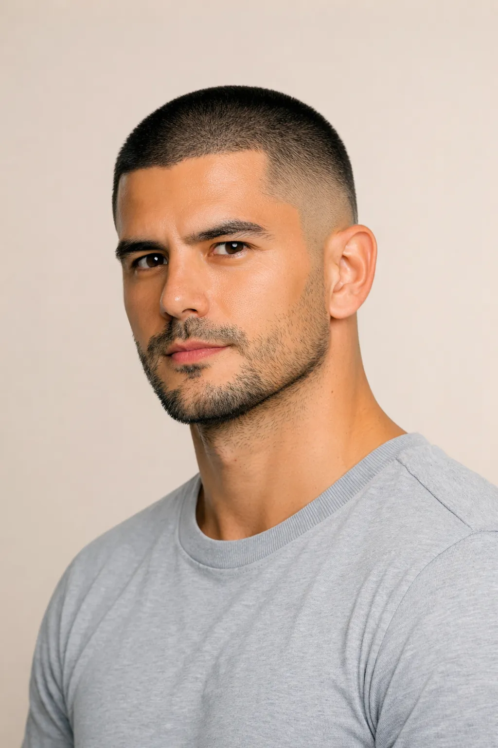 The Buzz Cut with Drop Fade