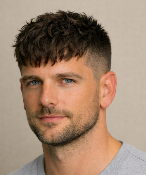 Curly Fringe with Taper