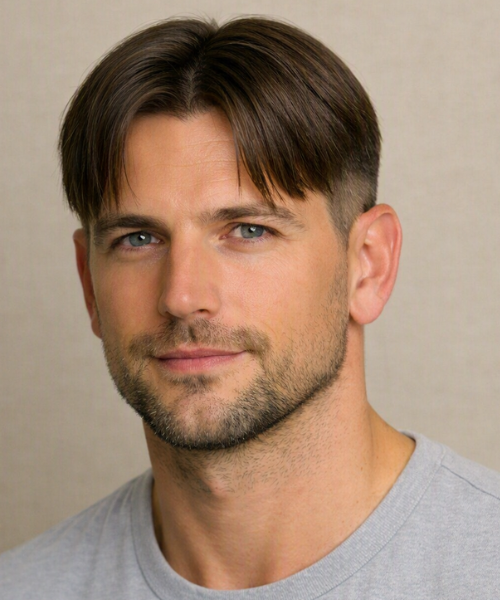 Curtain Haircut (Middle or Soft Part)