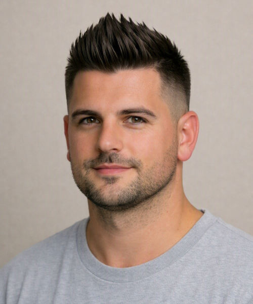 Faux Hawk with Clean Sides