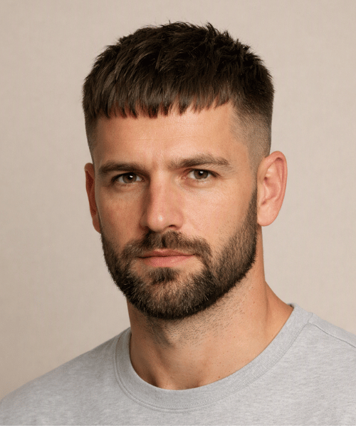 French Crop with Beared