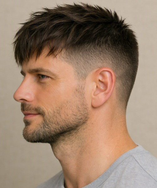 Messy Fringe with Taper