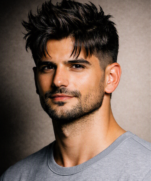 Messy Quiff with Texture