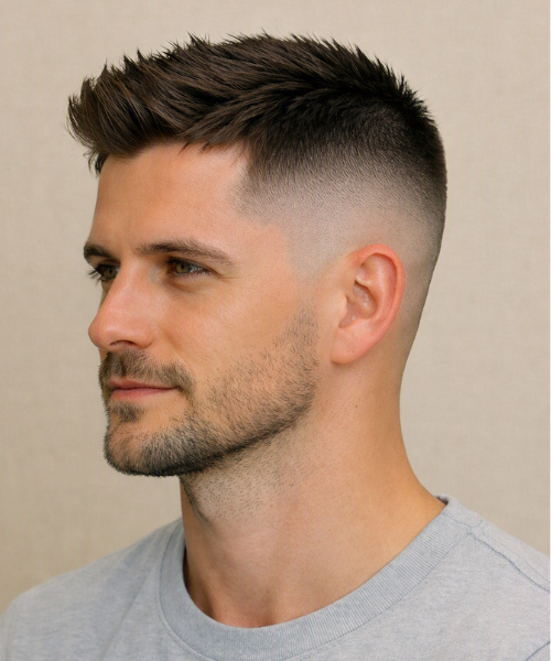 Mid Bald Fade