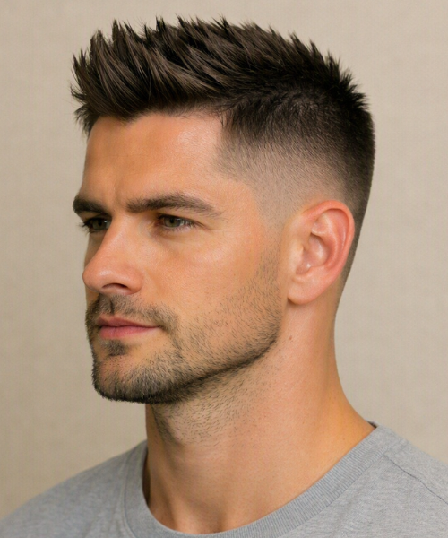 Spiky Hairstyles for Men to Elevate Your Look (Modern) 7 Short Spiky Quiff