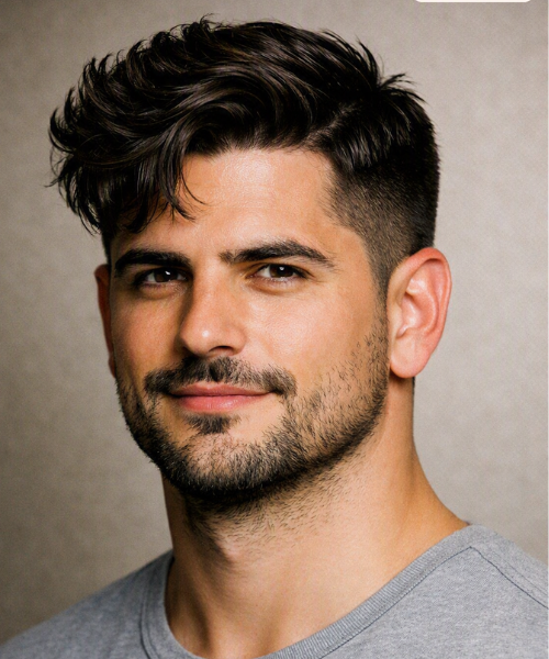 Spiky Hairstyles for Men to Elevate Your Look (Modern) 11 Side-Swept Spikes