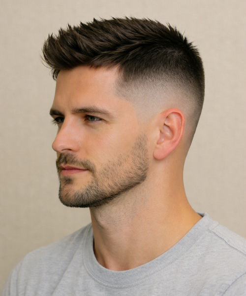Textured Crop with Mid Fade